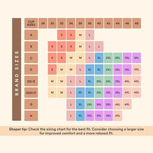 Shapermint TRUEKIND Daily Comfort Wirefree Shaper Bra Beige NWT Extra Large XL - Picture 8 of 8